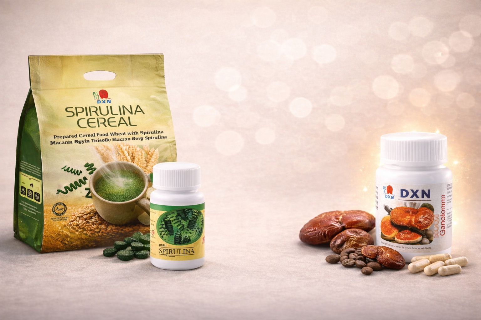 Ganoderma и хранителни добавки DXN